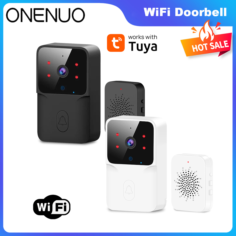 Home Security Front Door Camera - Tuya WiFi Video timbre inalámbrico HD