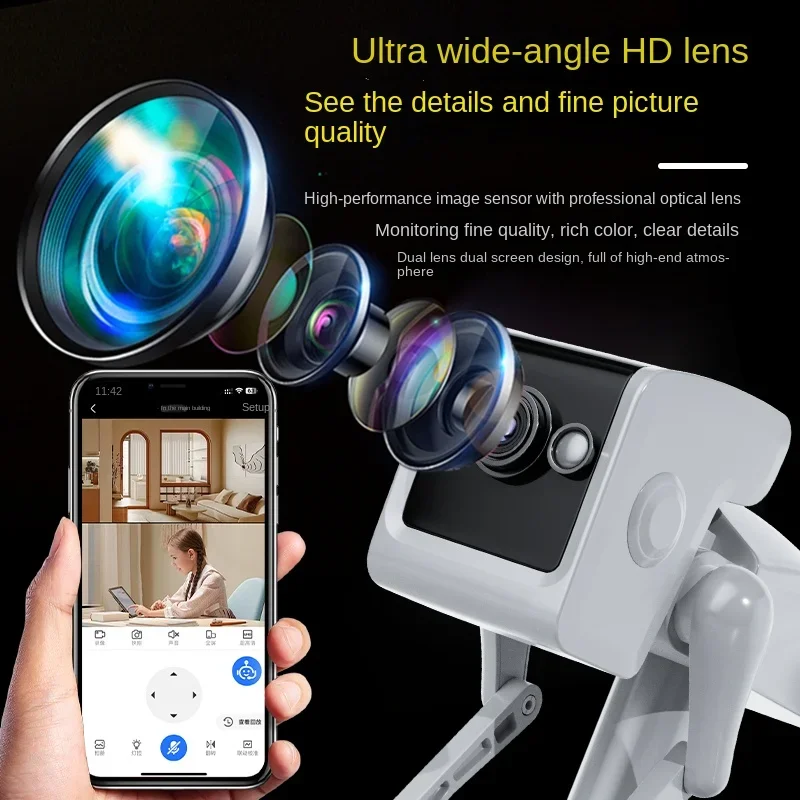 Home Security Robots - Cámara IP de 2MP, Robot inalámbrico