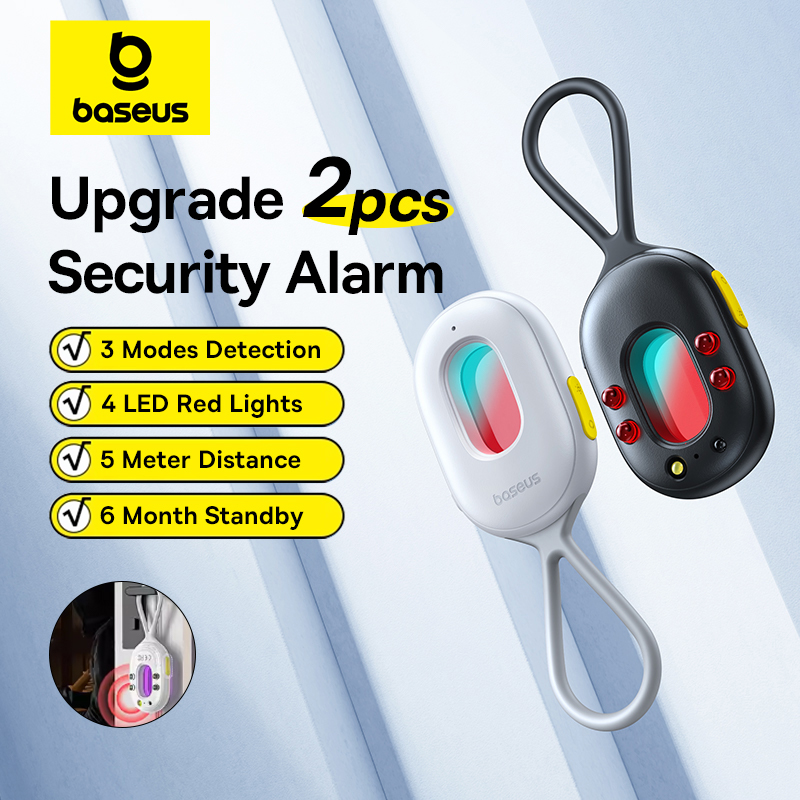 Home Security Front Door Camera - Baseus 2 uds Detector de alarma