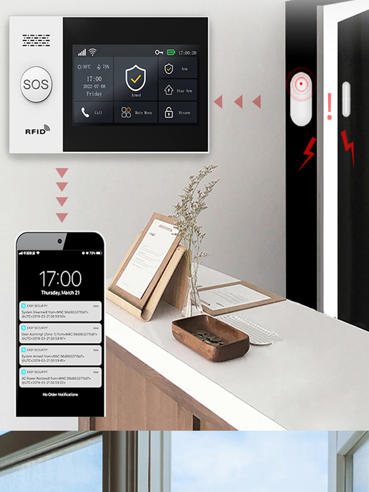 Alarma inteligente para el hog - Sim Gsm Alarm reseña y precio
