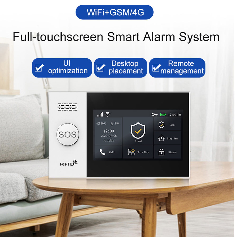 Alarma inteligente para el hog - Sim Gsm Alarm reseña y precio