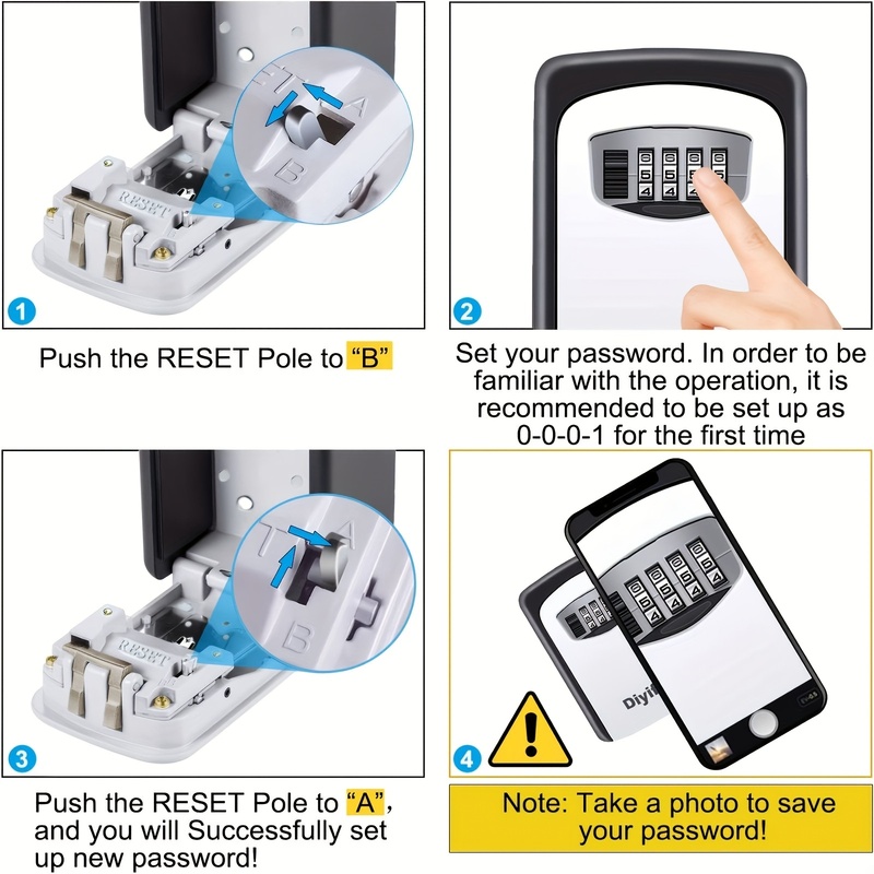 Caja de seguridad para llaves  - Home Security Box reseña y precio