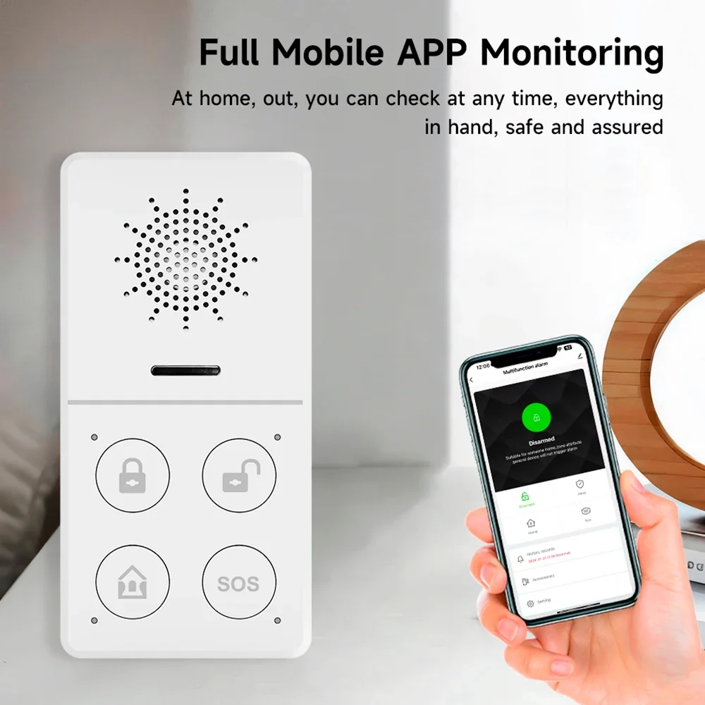 Sistema de alarma inteligente  - Sim Gsm Alarm reseña y precio
