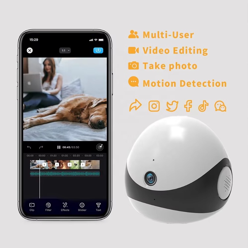 Cámara Robot Inalámbrica 2K HD - Home Security Robots reseña y precio