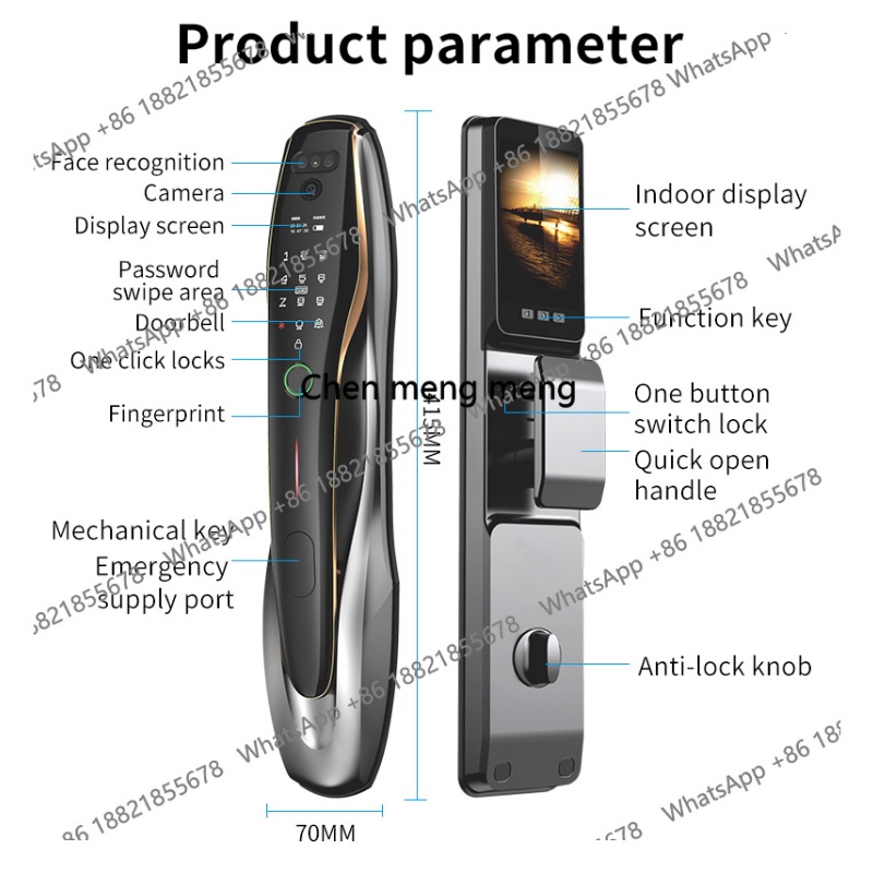 Cerradura Inteligente para Pue - Home Security Front Door Camera reseña y precio