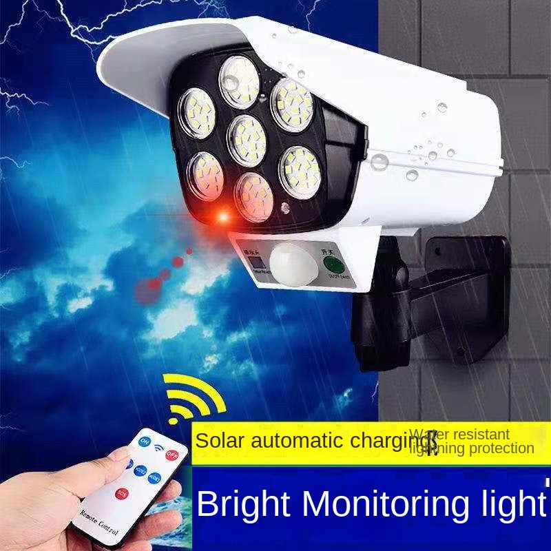 Luz Solar para exteriores con  - Home Security Flood Lights reseña y precio