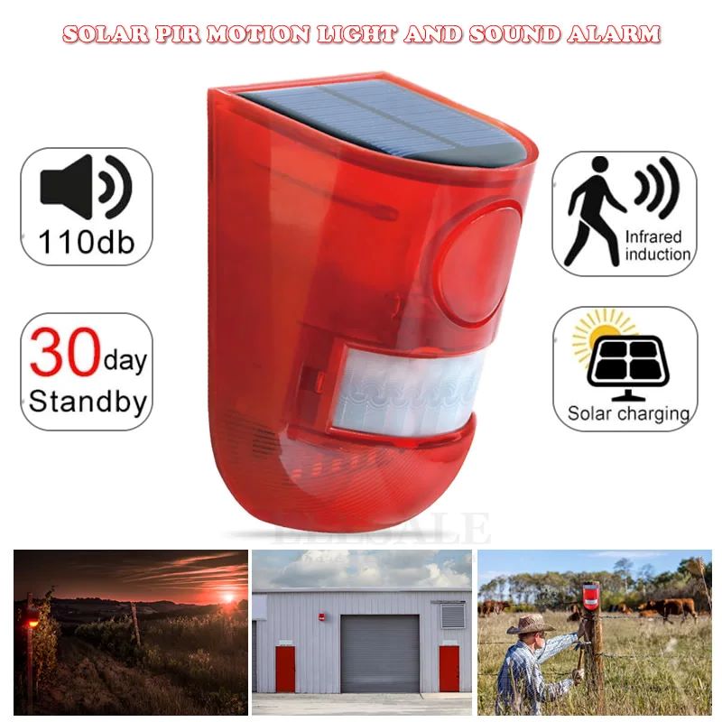 Luz de Alarma Solar Impermeabl - Sim Gsm Alarm reseña y precio
