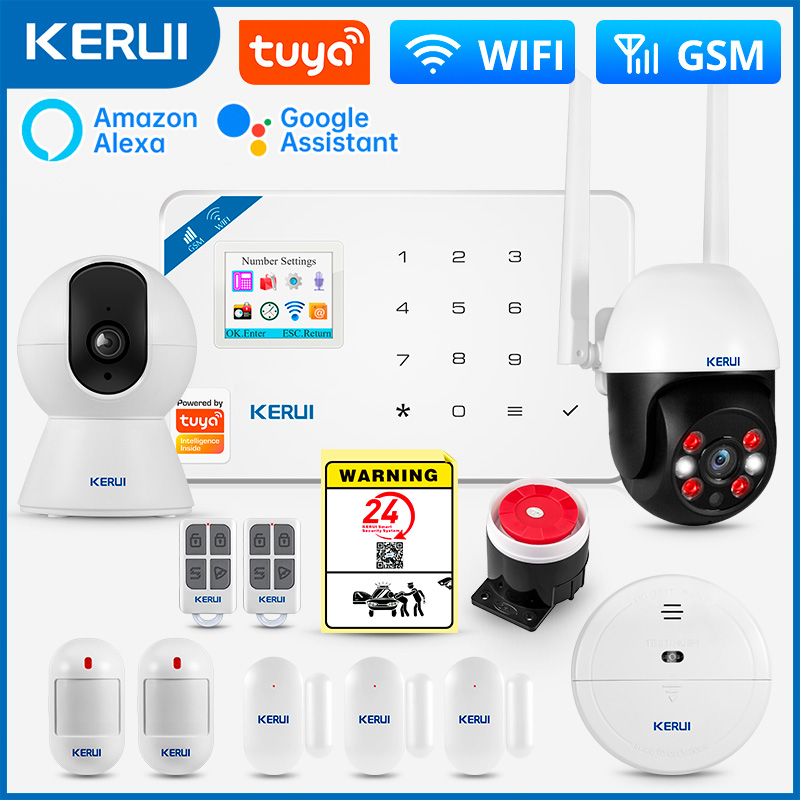 KERUI-sistema de alarma W181,  - Home Security Front Door Camera reseña y precio