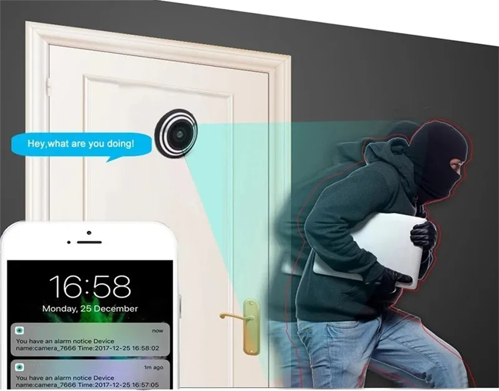 5G 2,4G WIFI 16MM Tuya Wifi cá - Home Security Front Door Camera reseña y precio