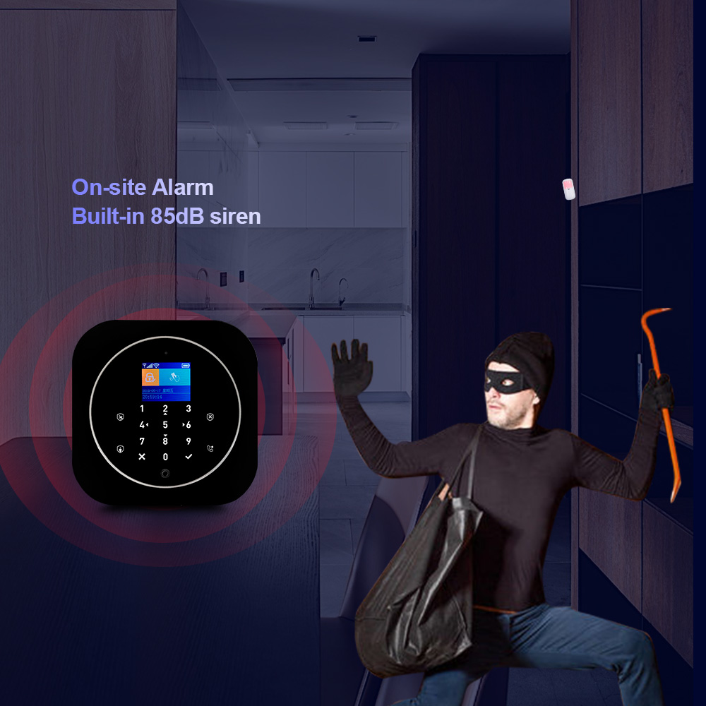 KERUI G12 inalámbrico Tuya Kit - Sim Gsm Alarm reseña y precio
