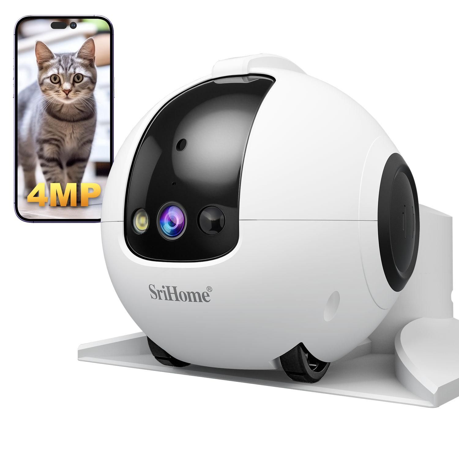 Cámara IP Domo PTZ Inalámbrica - Home Security Robots reseña y precio