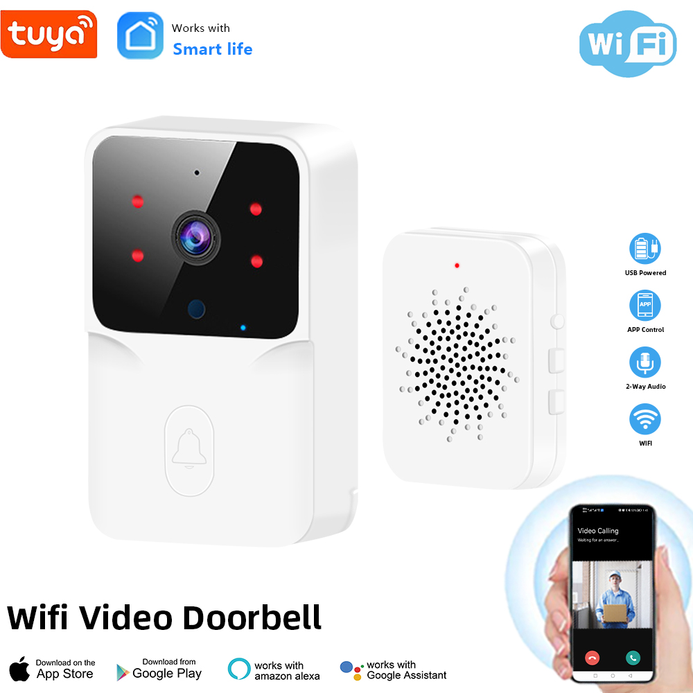 Tuya WiFi Video timbre inalámb - Home Security Front Door Camera reseña y precio